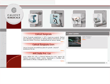 Tablet Screenshot of calicutsurgicals.com